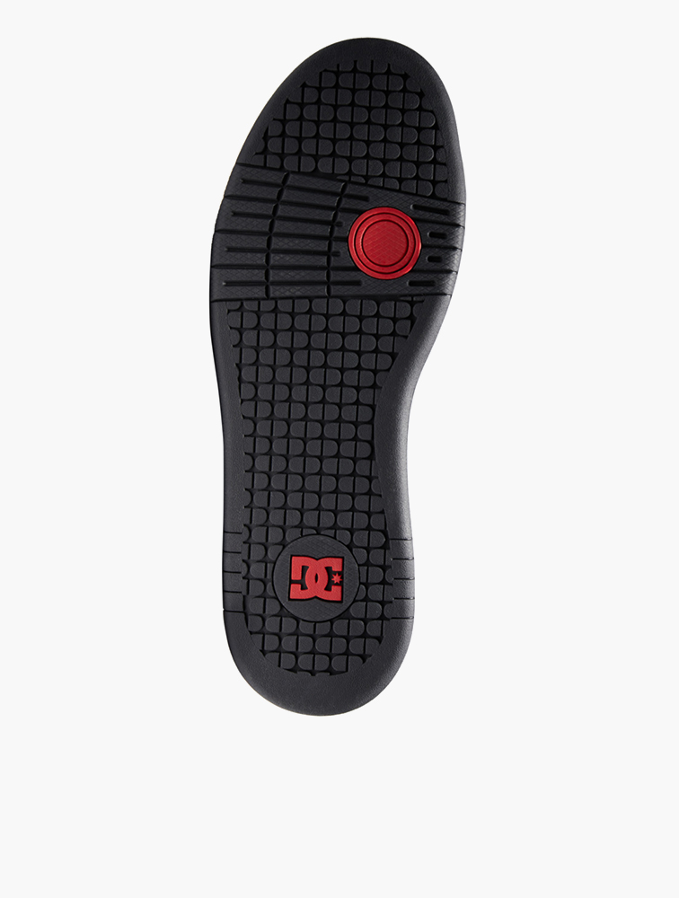 dc shoes black red